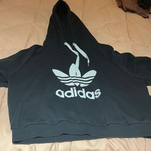 Cropped adidas hoodie